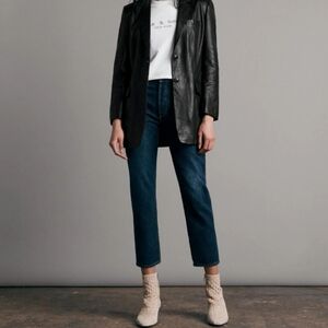 rag&bone Nina High-rise Ankle Cigarette Jeans Size 27 Dark Blue